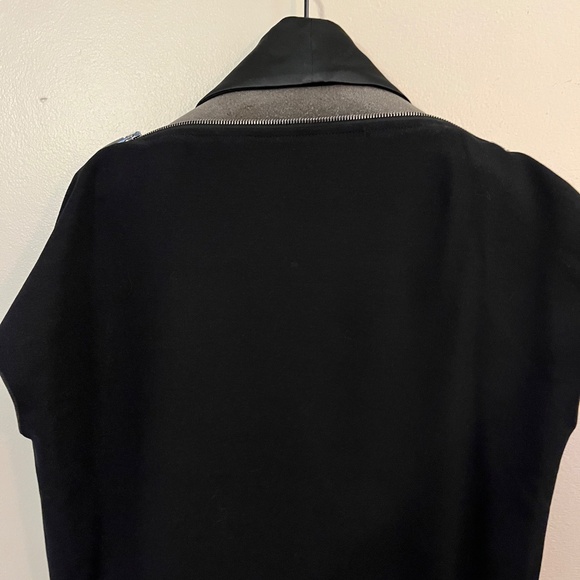 Emporio Armani Zip-Neck Milano Jersey Midi Dress - Picture 10 of 13